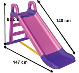 DOLONI Skluzavka 140 cm růžovo-fialová