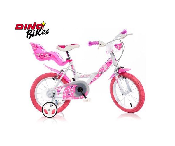 Dino Bikes Dětské kolo bílé 16
