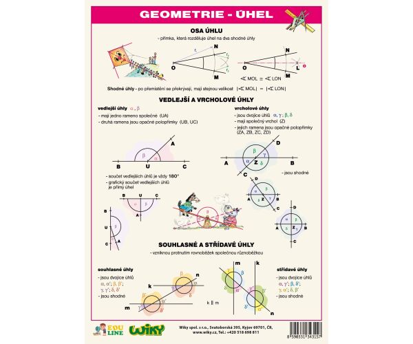 Geometrie - úhel - A4