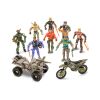 The Corps! Vojáci s motorkou sada 8 figurek 11 cm