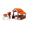 Royal Breeds - Kůň se stájí set 9 cm