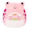 SQUISHMALLOWS Růžová žába s leknínem - Lonina