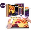 OKTO Manga motiv živlů "Oheň" výtvarný set 30x40 cm