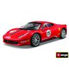 Bburago Ferrari Racing 458 Challenge červená 1:24