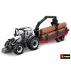 Bburago 10cm Farm tractor Gift Set - Valtra N174 with 3 trailers