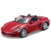 Bburago 1:32 - Porsche 718 Boxster - Dark Red, Yellow