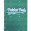Pukka Pad spirálový blok GLEE Jotta A4+, papír 80g, 100listů, zelený, linkovaný