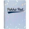 Pukka Pad spirálový blok GLEE Jotta A4+, papír 80g, 100listů, světle modrý, linkovaný