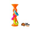 Fat Brain chrastítko pipSquiz Loops oranžové 15 cm