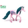 A - Figurka Jednorožec růžový s glitry 10,5 cm