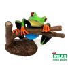 A - Figurka žába Listovnice červenooká 8 cm