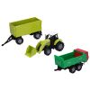Traktor na setrvačník s efekty set s přívěsem 15 cm