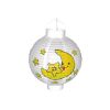 Lampion 20cm měsíc a hvězdy na baterie