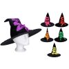 Set karneval - čarodějnický klobouk 44x38 cm MIX