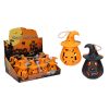 Dekorace Halloween dýně 11x6,5 cm svítící