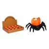 Dekorace Halloween pavouk 9x6x5,5 cm svítící