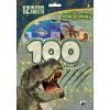 100 samolepek s omalovánkovými listy Dinosauři