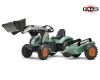 FALK Traktor šlapací SUPER LOADER 1054AM s nakladačem a přívěsem - zelený