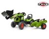 Šlapací traktor Claas Arion s vlečkou a nakladačem