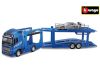 Bburago 1:43 STR FIRE Multicar Carrier - Volvo FH16 w/Porsche 911 GT2 RS