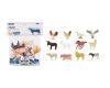 Zvířátka figurky farma 12 ks set 10 cm