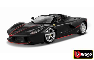 Levně Bburago 1:24 La Ferrari Aperta černá