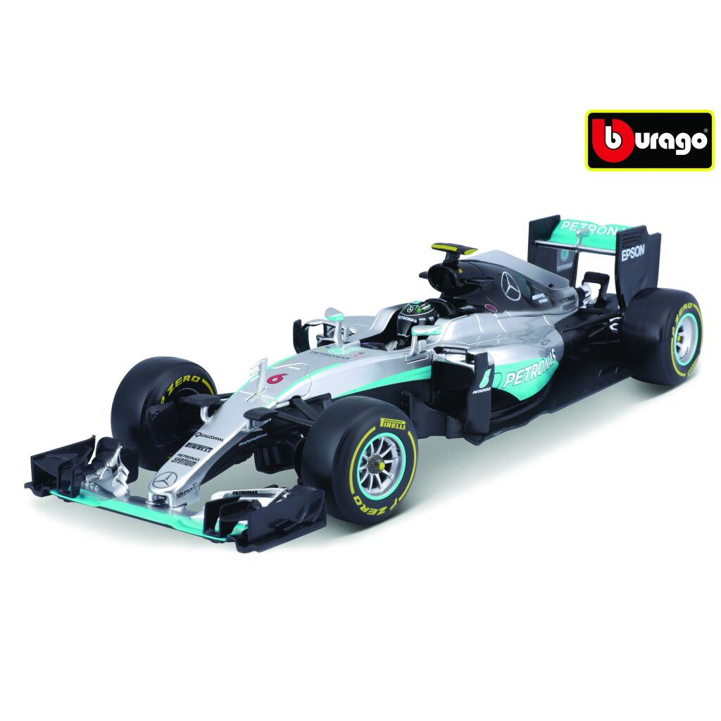 Bburago 1:18 Race F1 Mercedes Petronas W07 hybrid 2016 (nr.6 Nico