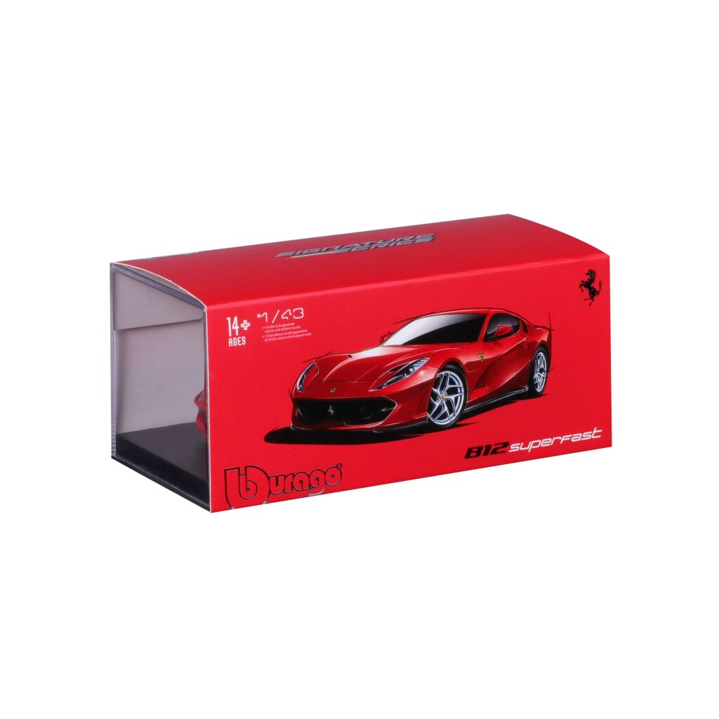 Ferrari 812 Superfast - Röd - Bburago - 1:43 Ferrari 812 Superfast - Röd - Bburago - 1:43
