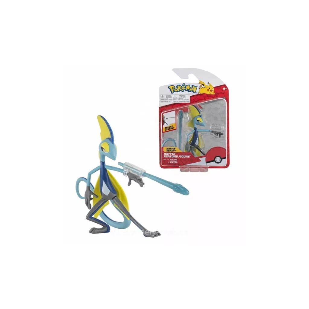 Figura De Pokémon De 12 Cm - Juguete Coleccionable Con Mecanismos Dinámicos, Official Wicked Cool Toys
