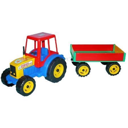 Levně Traktor s vlečkou 65 cm