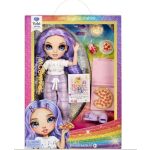 Rainbow High Junior Fashion panenka v pyžamu - Violet Willow