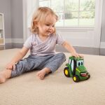 JD Kids John Deere - Traktor Johnny zmáčkni a jeď 15 cm
