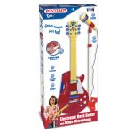 Bontempi Rocková kytara se stojanovým mikrofonem 22,5 x 22,5 x 112 cm