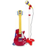 Bontempi Rocková kytara se stojanovým mikrofonem 22,5 x 22,5 x 112 cm