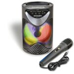 Bontempi Bezdrátový reproduktor s mikrofonem a RGB osvětlením 12,5x12,5x18 cm