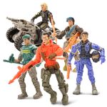 The Corps! Vojáci s motorkou sada 8 figurek 11 cm