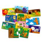 Far Far Land Puzzle párovací domečky zvířat