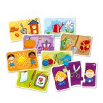 Far Far Land Puzzle činnosti trojice 8 obrázků
