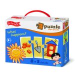 Far Far Land Puzzle činnosti trojice 8 obrázků