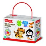 Far Far Land Puzzle obrysové zvířátka 5 obrázků