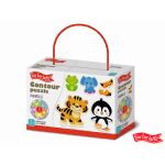 Far Far Land Puzzle obrysové zvířátka 5 obrázků