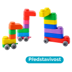 Far Far Land Stavebnice měkká 15 bloků