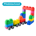 Far Far Land Stavebnice měkká 25 bloků