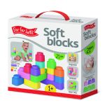 Far Far Land Stavebnice 21 bloků měkká barevná