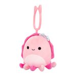 SQUISHMALLOWS Klíčenka Růžová sépie - Auggie