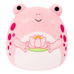 SQUISHMALLOWS Růžová žába s leknínem - Lonina