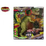 Jurassic Clash Dinosaurus 32 cm s bojovníkem