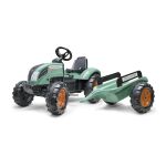 FALK Traktor šlapací 1054AB - Farm Lander s vlečkou - zelený