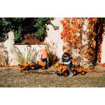 FALK 260C Baby Kubota ride-on traktor s přívěsem, hrable a lopata