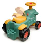 Falk traktor baby Maurice zelený vintage s přívěsem